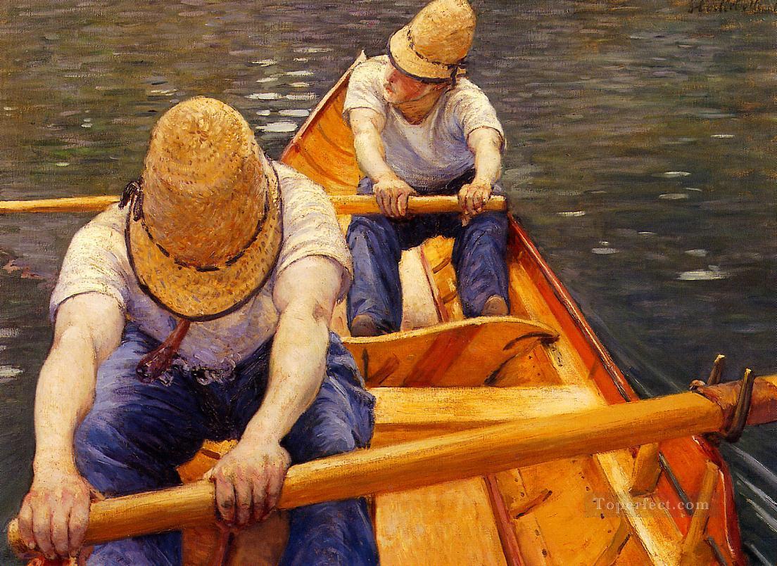 Oarsmen Gustave Caillebotte Oil Paintings